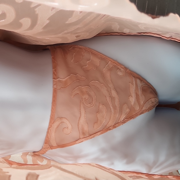 Victoria's Secret Intimates & Sleepwear Vintage Victorias Secret Laser Cut Satin Teddy W